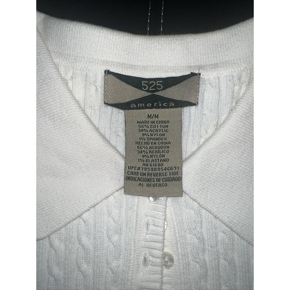 525 america sweater Medium White